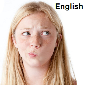 I\'m not used to talking English